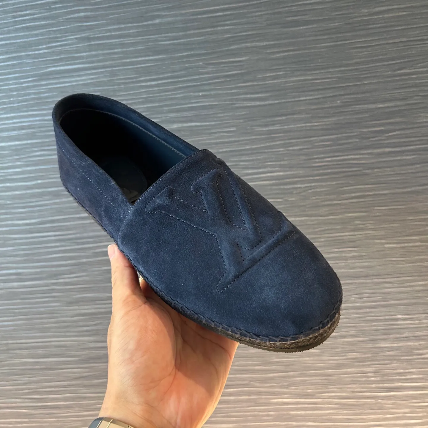 [L Family] Top P: 720💰-Size: 39-44 (customized at 38.45.46) L Family Freesstyle Men's Fisherman Shoes. 2026 Overseas🎆🎆[Spring and Summer New Style: Lv Fisherman Shoes] Material: calf suede, cowhide𥚃, rubber injection process, hemp rope with rubber outsole.